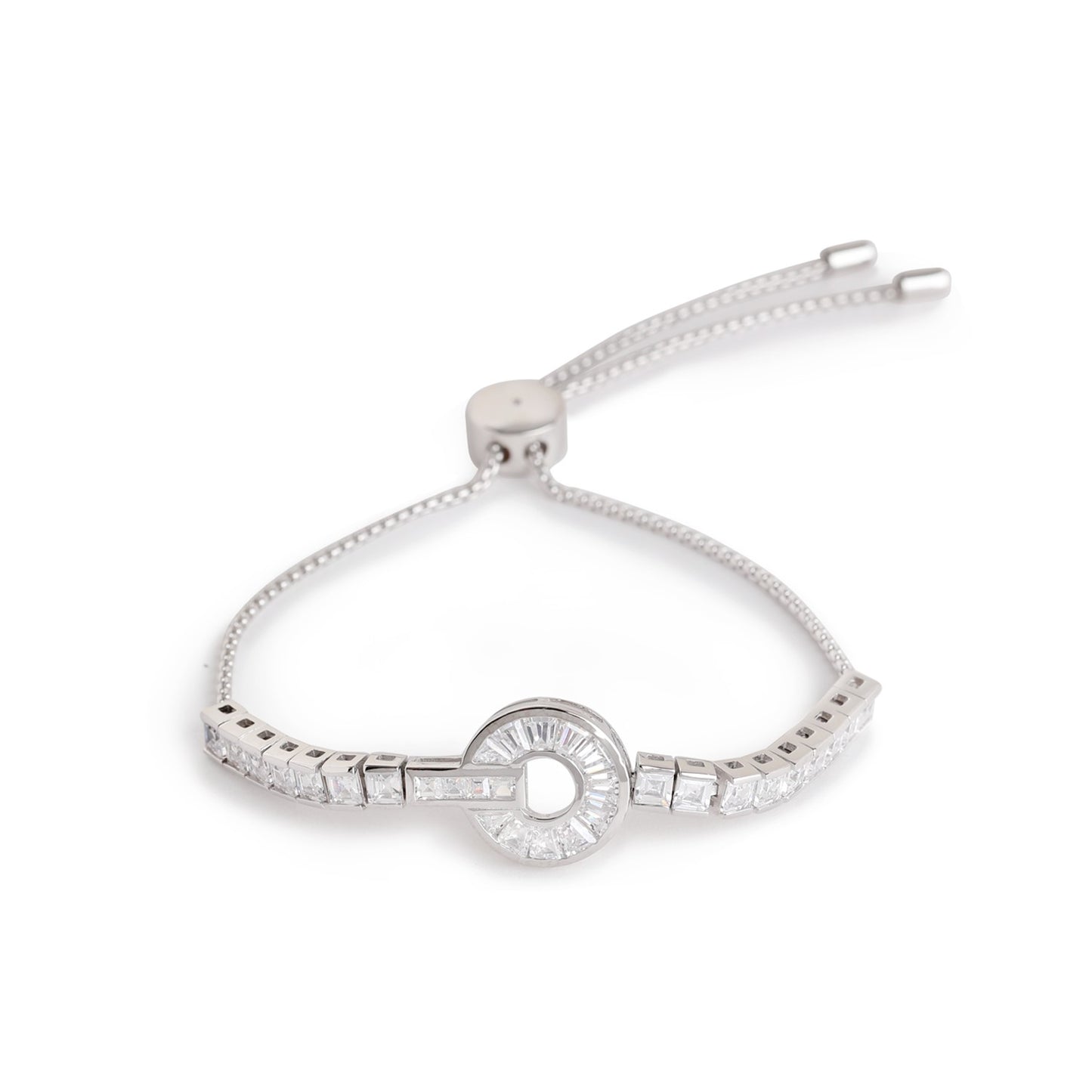 Faith Princess Cut Friendship Bracelet