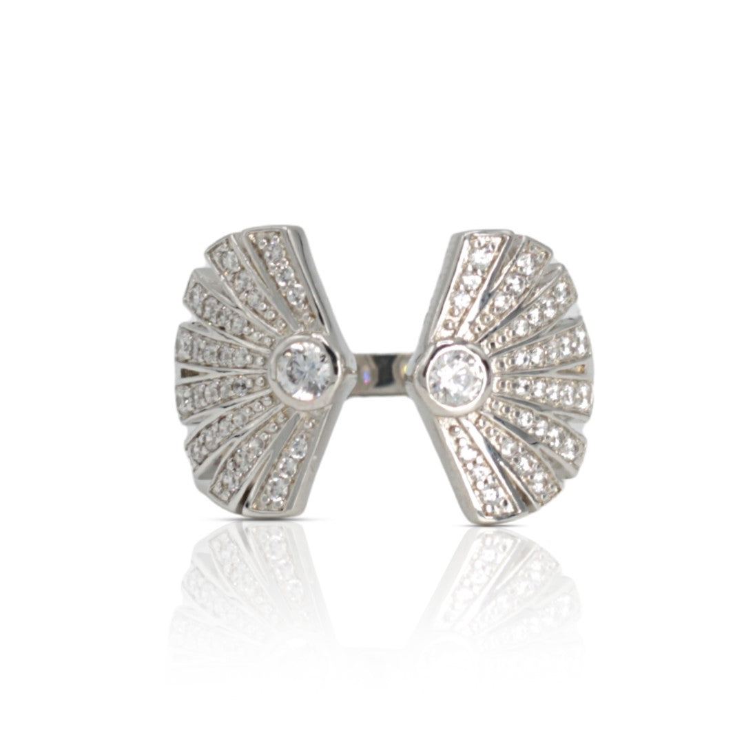 Art Deco Fan Ring