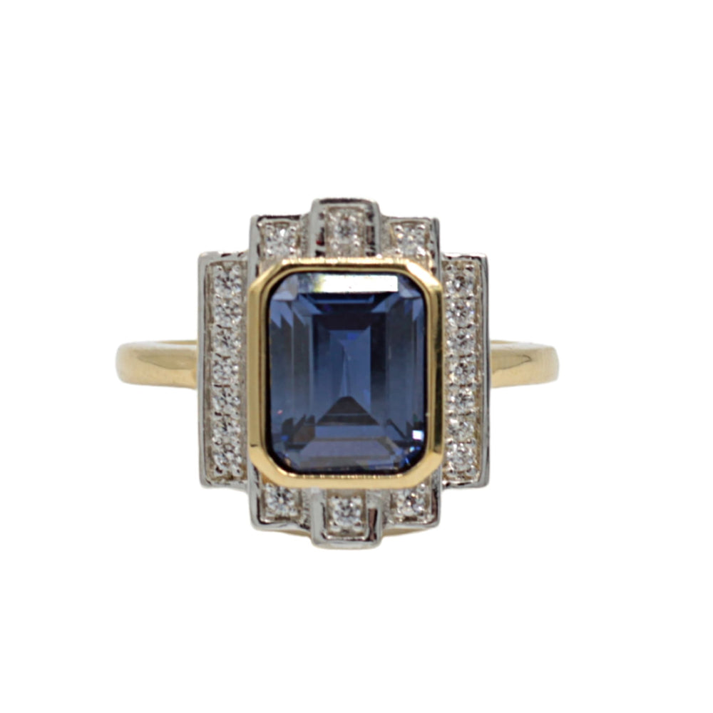 Art Deco Cocktail Ring 