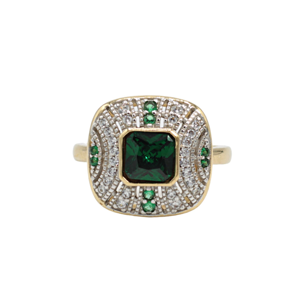 Art Deco Cocktail Ring 