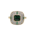 Art Deco Cocktail Ring 