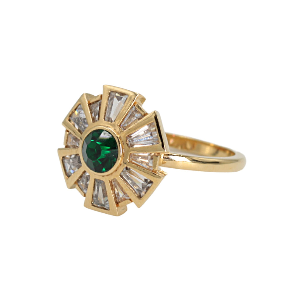 
            
                Load image into Gallery viewer, Art Deco Mixed Cut Ring
            
        