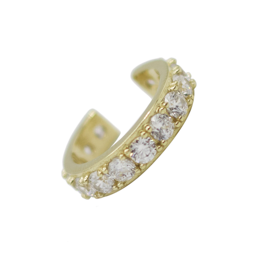 Pave Ear Cuff - Gold