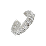 Pave Rhodium Ear Cuff 