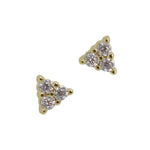 Gold Trio Studs